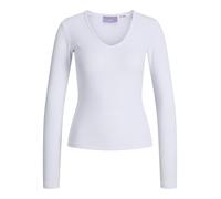 JACK & JONES Jxfreya STR Ls V-Neck Top JRS Noos