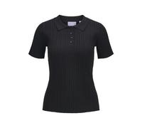JJXX - JXHADLEY TIGHT SS POLO KNIT NOOS Black - Gr. - S
