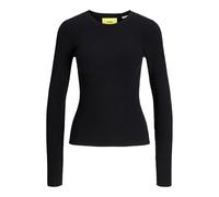 JJXX Damen JXJODI Tight Crew Neck Knit Langarmshirt, Black, S