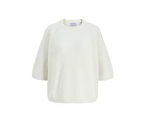 JJXX - JXMARGE TWIST SS CREW NECK KNIT SN Snow White - Gr. - XL