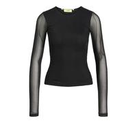 JJXX - JXMELIA LS MESH TOP WVN SN black - Gr. - XS