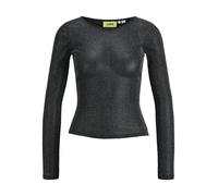 JJXX - JXMELIA MESH GLITTER LS TOP WVN black - Gr. - XS
