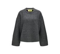 JJXX - JXSIGGA DIVERSE CREW NECK KNIT SN dark grey melange - Gr. - M