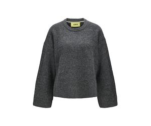 JJXX - JXSIGGA DIVERSE CREW NECK KNIT SN dark grey melange - Gr. - M