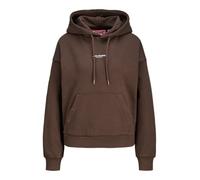 JJXX Hoodie mit Känguru-Tasche Modell 'STUDIO VESTERBRO' in Dunkelbraun, Größe XS