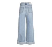 Jack & Jones Tokyo Wide Fold Up R6169 Jjxx Hochtaillierte Jeans 30 Light Blue Denim