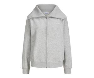 JJXX Sweatjacke "Studio" in Hellgrau - Größe S | Damen Sweatshirts Jacken
