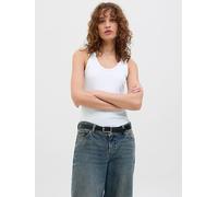 JJXX - JXFRIDA SL U-NECK TOP JRS NOOS bright white - Gr. - XS