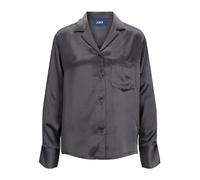 JJXX Women's JXEVA LS Comfort Satin Shirt NOOS Bluse, Asphalt, M