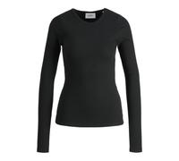 JJXX Women's JXFREYA LS Rib Tee NOOS T-Shirt, Black, XL