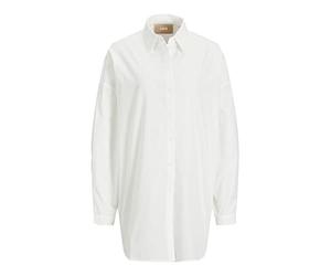 JJXX Women's JXMISSION LS Oversize Shirt NOOS Bluse, White, XS