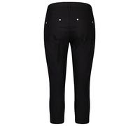 Caprihose KJBRAND "Betty 7/8", Damen, Gr. 50, N-Gr, schwarz, Web, Obermaterial: 60% Baumwolle, 37% Polyamid, 3% Elasthan, Basic schmal, Hosen Caprihose, Sommerhose (56046837-50) schwarz
