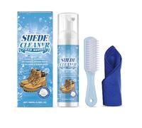 jklymm Wildleder und Nubuk Restaurator Reiniger Schaum Set für Schuhe, Taschen, Jacken, komplettes Reinigungsset mit Bürste, Tuch und Werkzeug inklusive Wildleder und Stoffreiniger