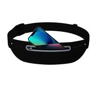 Jlobnyiun Taillentasche für Reisen | Telefon-Gürteltasche | wasserdichte Tasche für Sportgürtel für Wandern, Camping, Jogging, Reisen, Spaziergang, Hund, Radfahren, Schwarz , Se référer au descriptif