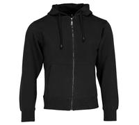 JN042 Men´s Hooded Jacke Sweatjacke Kapuze Sweatshirt, Farbe:Black;Herrengrößen:XXL