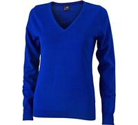 JN658 Damen Pullover V-Ausschnitt Baumwolle