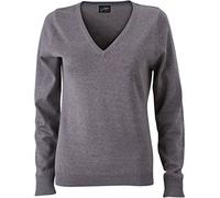 JN658 Damen Pullover V-Ausschnitt Baumwolle