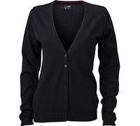JN660 Damencardigan Strickjacke Damen Cardigan V-Neck M,Black