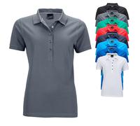 JN707 James+Nicholson Damen PIMA Polo Regatta Blue S