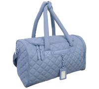 Joan & David Diamond Quilted Puffer Nylon Rucksack Duffle und Tragetasche, JDD2819-136-DENIM