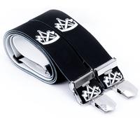 JOB 4-Clip Hosenträger FRITZ ZIMMERER schwarz Gr. Onesize 1123