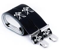 Job 4-Clip Hosenträger KLEMPNER schwarz 1125