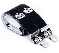 JOB 4-Clip Hosenträger ZIMMERER Zunftemblem 120 cm