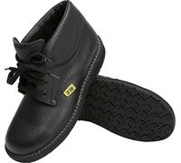 JOB Dachdecker-Schuhe MORITZ II Leder, halbhoch, Schnürschuh, schwarz (40)