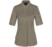 JOBELINE Damenkochjacke Marco Halbarm Kleidergröße 34; taupe