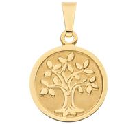 Jobo Damen-Anhänger Lebensbaum rund aus 8 Karat 333 Gold 12 mm