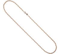 Jobo Damen Anker-Kette aus 925 Sterling Silber rosegold vergoldet 2,4 mm 80 cm