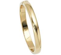 Jobo Damen-Armreif aus 925 Sterling Silber vergoldet oval 19 cm