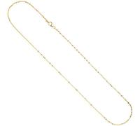 Jobo Damen Criss-Cross-Kette aus 8 Karat 333 Gold 1,3 mm 45 cm