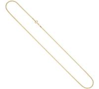 Jobo Damen Goldkette Panzer-Kette aus 14 Karat 585 Gold 2,1 mm 45 cm