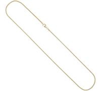 Jobo Damen Goldkette Schlangen-Kette aus 14 Karat 585 Gold 1,4 mm 60 cm
