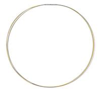 Jobo Damen-Halsreif 5-reihig aus Edelstahl Bicolor 45 cm