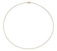 Jobo Damen-Halsreif aus 925 Sterling Silber rosegold vergoldet 1,1 mm 45 cm