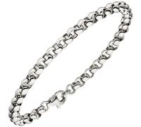 Jobo Damen Herren Erbs-Armband aus 925 Sterling Silber 4,5 mm 21 cm