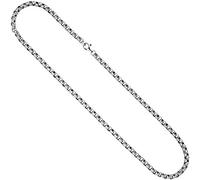 Jobo Damen Herren Erbs-Kette aus 925 Sterling Silber 4,5 mm 50 cm