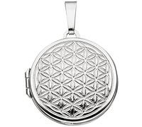Jobo Damen-Medaillon Blume des Lebens aus 925 Sterling Silber