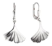 Jobo Damen-Ohrringe Ginkgo Ginko hängend aus 925 Sterling Silber