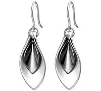 Jobo Damen-Ohrringe hängend aus 925 Sterling Silber Bicolor