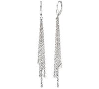 Jobo Damen-Ohrringe Statement hängend aus 925 Sterling Silber 86 mm lang