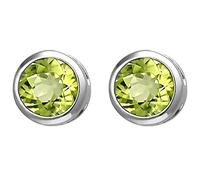 Ohrstecker 925 Sterling Silber 2 Peridote grün Ohrringe