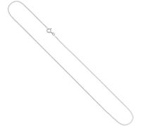 Jobo Damen Panzer-Kette aus 8 Karat 333 Weißgold 1,3 mm 42 cm