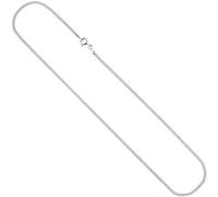 JOBO Panzerkette 333 Weißgold 2,1 mm 45 cm Gold Kette Halskette Weißgoldkette