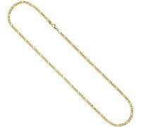 Jobo Damen Zwillings-Panzer-Kette aus 14 Karat 585 Gold 3 mm 45 cm