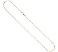 Jobo Herren Damen Figaro-Kette aus 8 Karat 333 Gold 1,7 mm 1,7 mm 45 cm