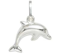 SIGO Kinder Anhänger Delfin 925 Sterling Silber Delfinanhänger Kinderanhänger 15669