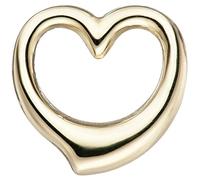 Jobo Kinder-Anhänger Schwingherz aus 14 Karat 585 Gold